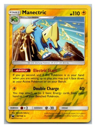 Manectric 52/168 Celestial Storm (Reverse Holo) (Exc Condition)