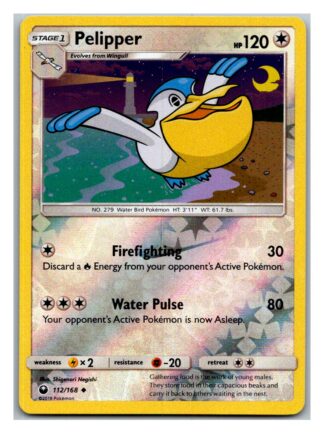 Pelipper 112/168 Celestial Storm (Reverse Holo) (Exc Condition)