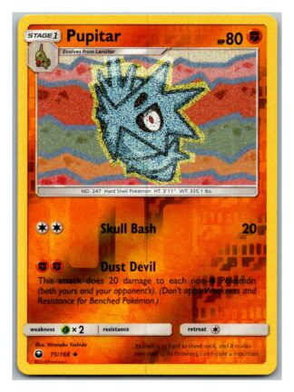 Pupitar 75/168 Celestial Storm (Reverse Holo) (Exc Condition)