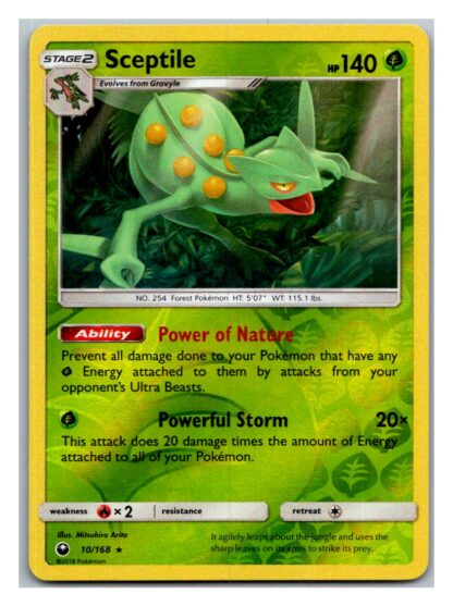 Sceptile 10/168 Celestial Storm (Reverse Holo) (Exc Condition)