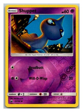 Shuppet 63/168 Celestial Storm (Reverse Holo) (Exc Condition)