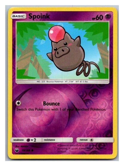Spoink 59/168 Celestial Storm (Reverse Holo) (Exc Condition)