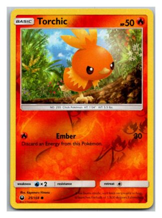 Torchic 25/168 Celestial Storm (Reverse Holo) (Exc Condition)
