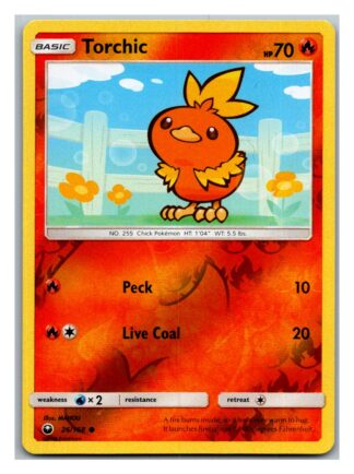 Torchic 26/168 Celestial Storm (Reverse Holo) (Exc Condition)