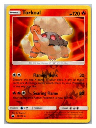 Torkoal 29/168 Celestial Storm (Reverse Holo) (Exc Condition)