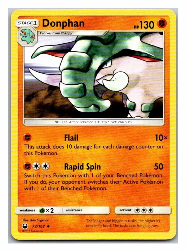 Donphan 73/168 Celestial Storm (Uncommon) (Exc Condition)