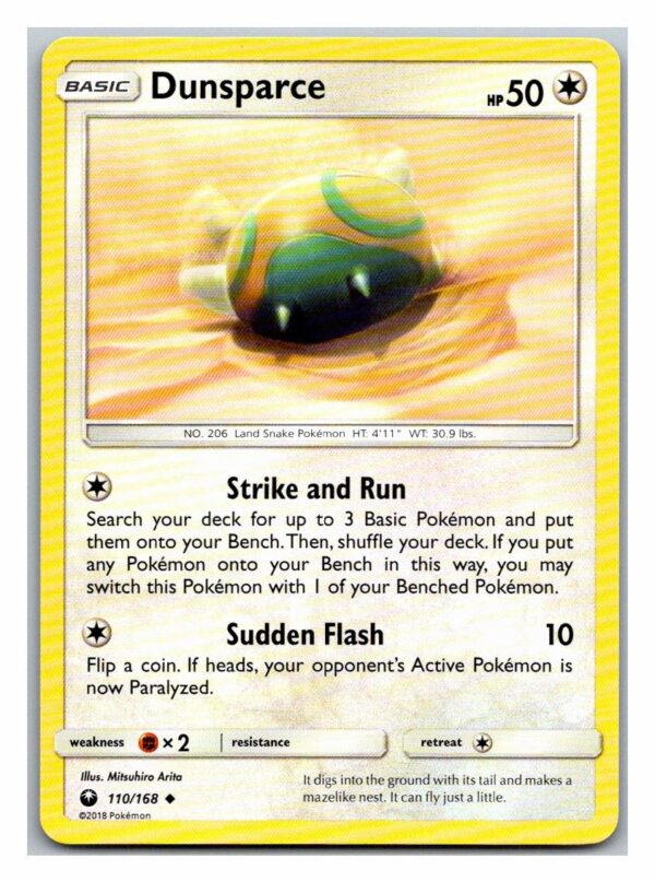 Dunsparce 110/168 Celestial Storm (Uncommon) (Exc Condition)