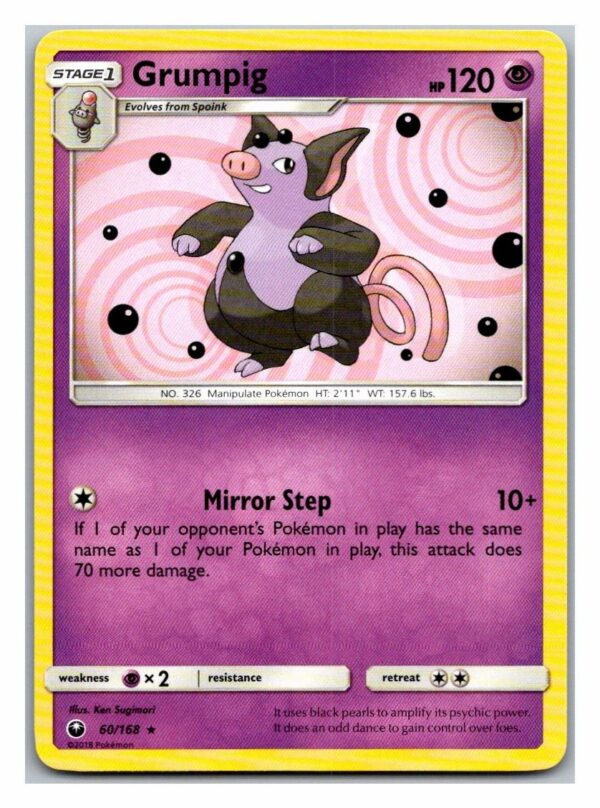 Grumpig 60/168 Celestial Storm (Rare) (Exc Condition)