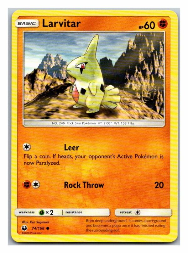 Larvitar 74/168 Celestial Storm (Common) (Exc Condition)
