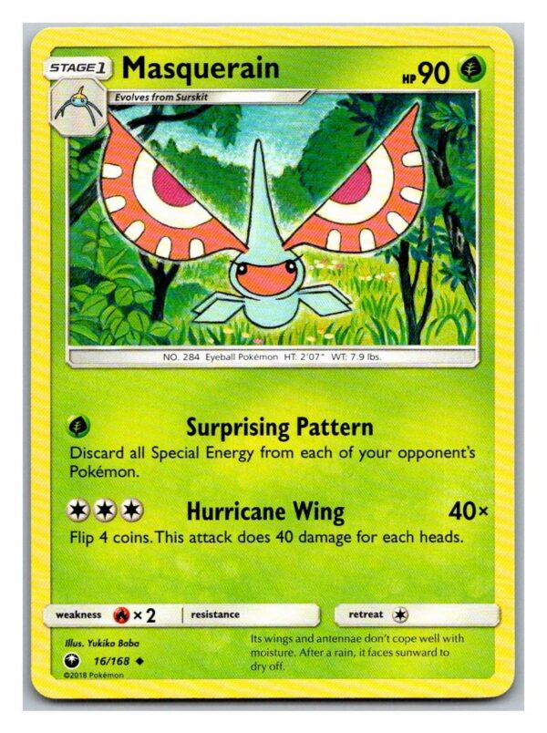 Masquerain 16/168 Celestial Storm (Uncommon) (Exc Condition)