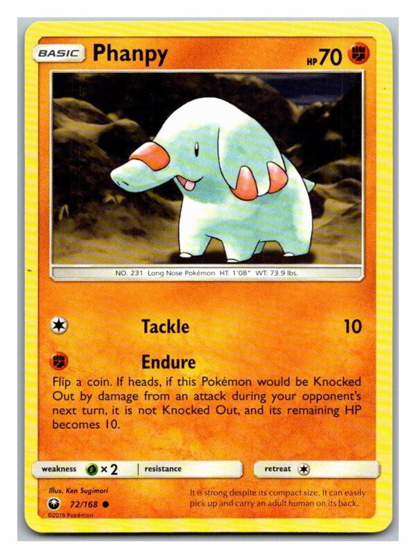 Phanpy 72/168 Celestial Storm (Common) (Exc Condition)