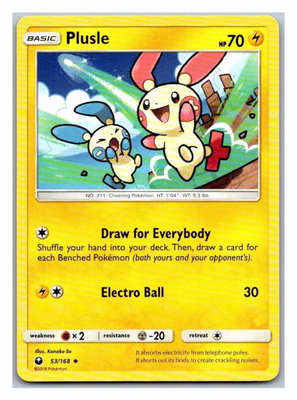 Plusle 53/168 Celestial Storm (Uncommon) (Exc Condition)