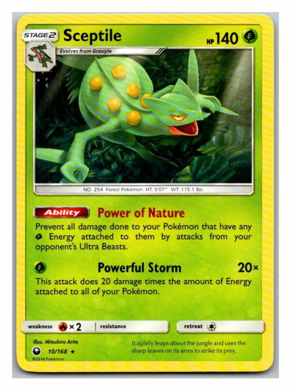 Sceptile 10/168 Celestial Storm (Rare) (Exc Condition)
