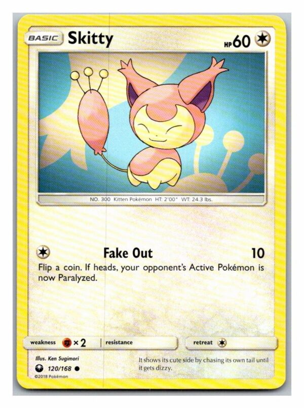 Skitty 120/168 Celestial Storm (Common) (Exc Condition)