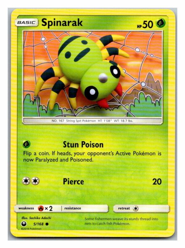 Spinarak 5/168 Celestial Storm (Common) (Exc Condition)