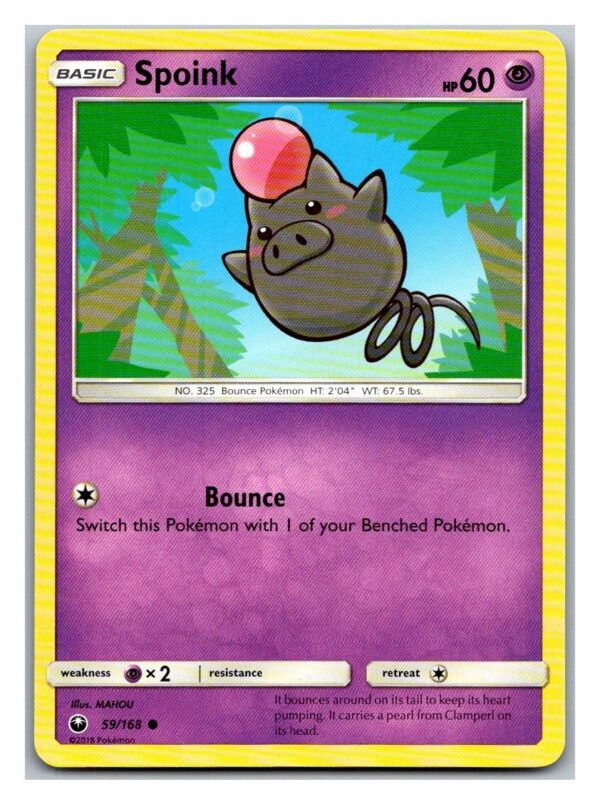Spoink 59/168 Celestial Storm (Common) (Exc Condition)