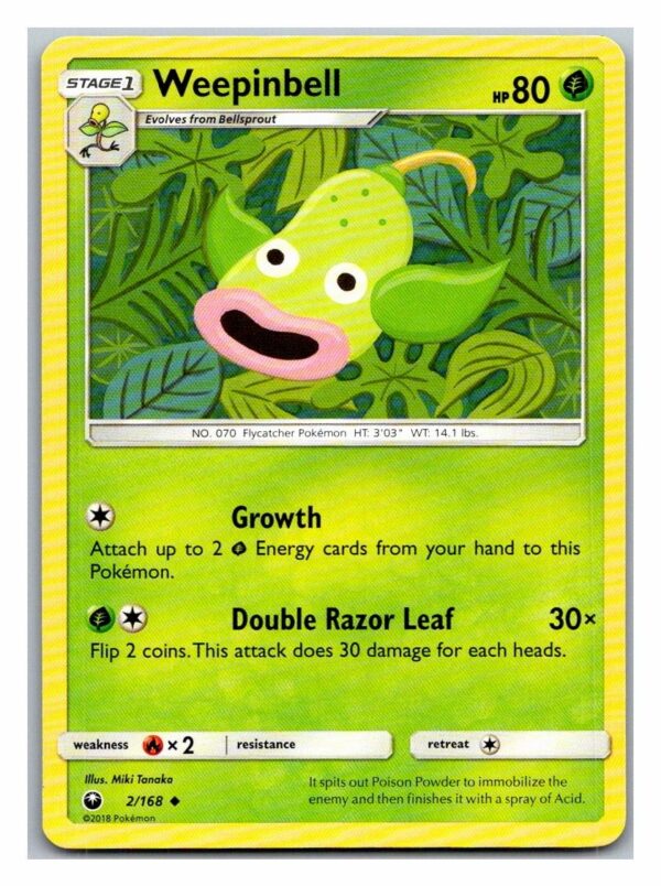 Weepinbell 2/168 Celestial Storm (Uncommon) (Exc Condition)