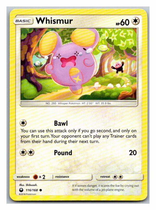 Whismur 116/168 Celestial Storm (Common) (Exc Condition)
