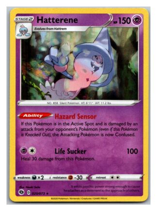 Hatterene 20/73 Champion's Path (Holo) (Exc Condition)