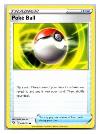Poke Ball 59/73 Champion's Path (Common) (Exc Condition)