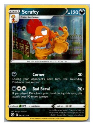 Scrafty 42/73 Champion's Path (Holo) (Exc Condition)