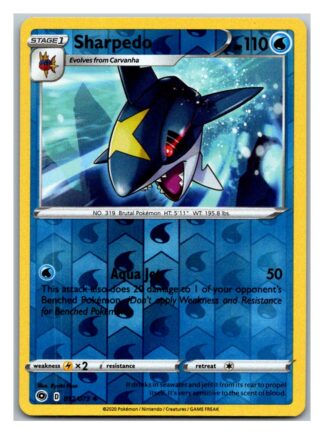 Sharpedo 12/73 Champion's Path (Reverse Holo) (Exc Condition)