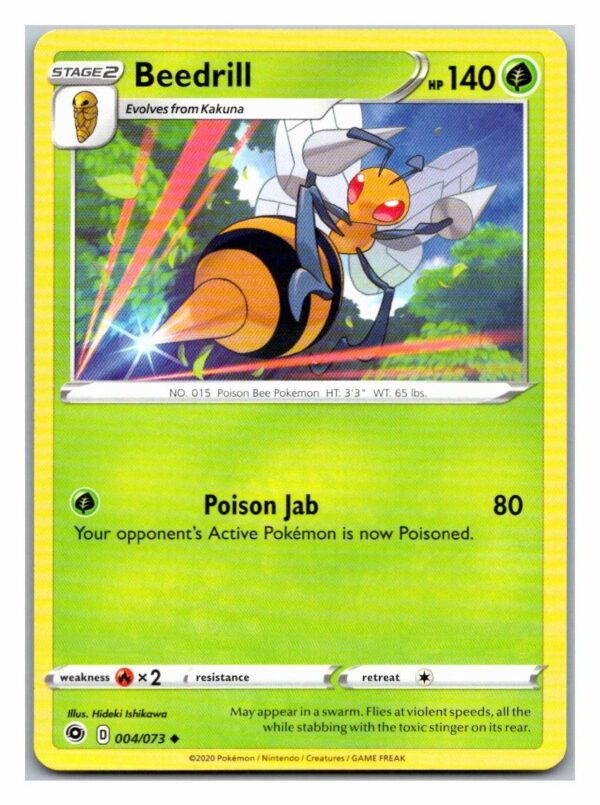 Beedrill 4/73 Champion's Path (Exc Condition) (Uncommon)