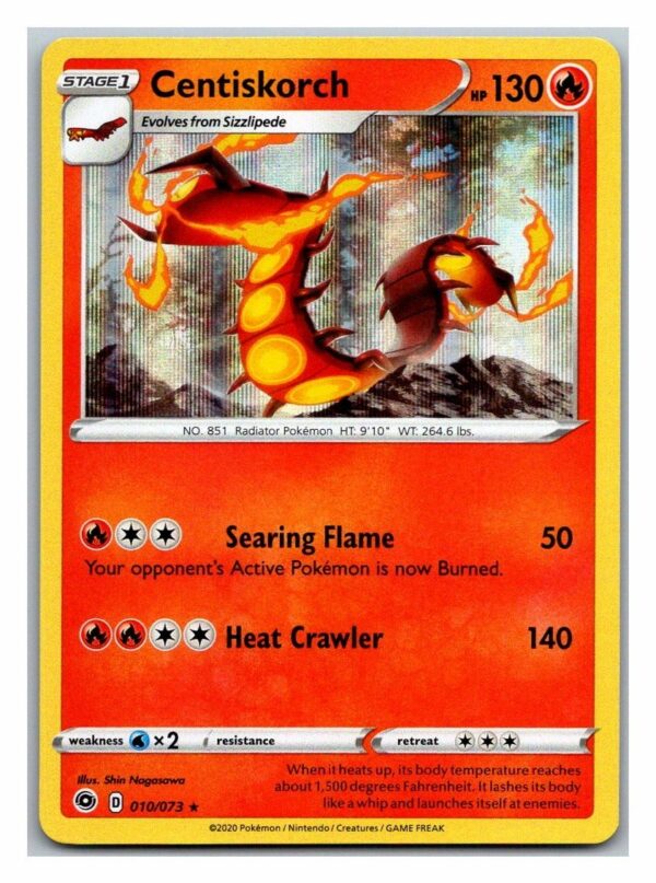 Centiskorch 10/73 Champion's Path (Holo) (Exc Condition)