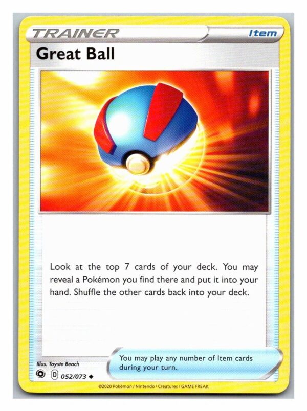 Great Ball 52/73 Champion's Path (Uncommon) (Exc Condition)