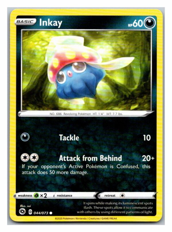 Inkay 44/73 Champion's Path (Common) (Exc Condition)