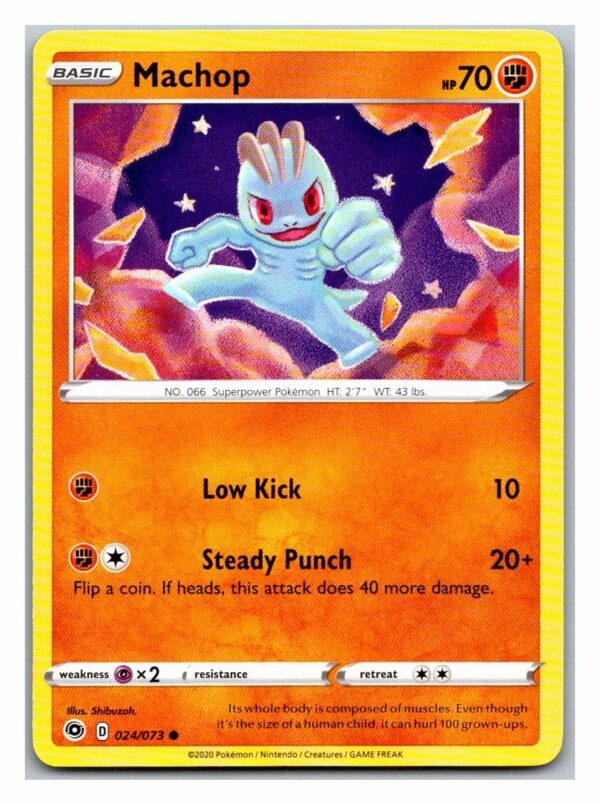 Machop 24/73 Champion's Path (Common) (Exc Condition)