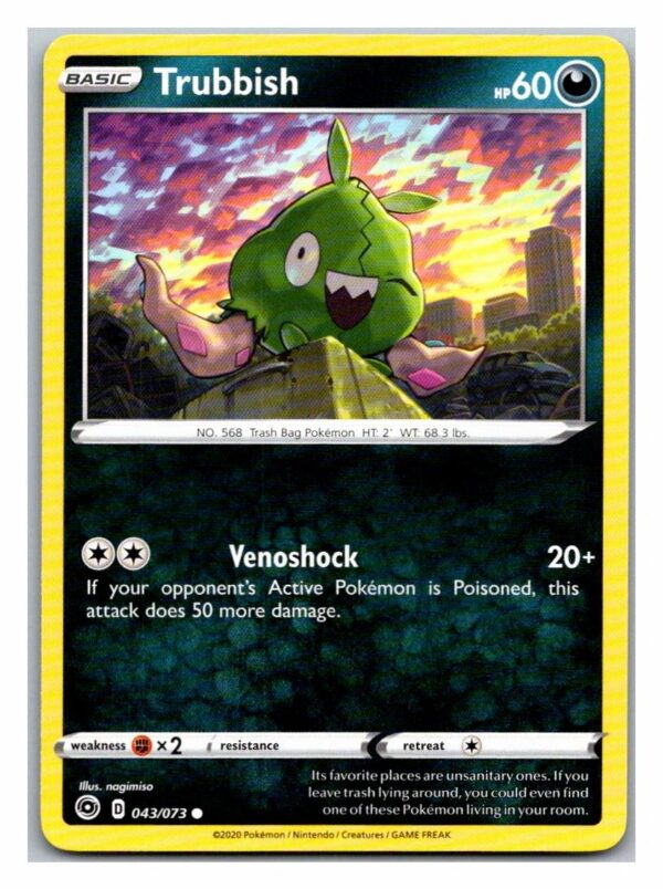 Trubbish 43/73 Champion's Path (Common) (Exc Condition)
