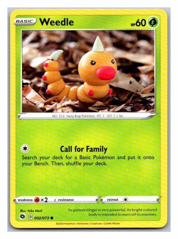 Weedle 2/73 Champion's Path (Common) (Exc Condition)
