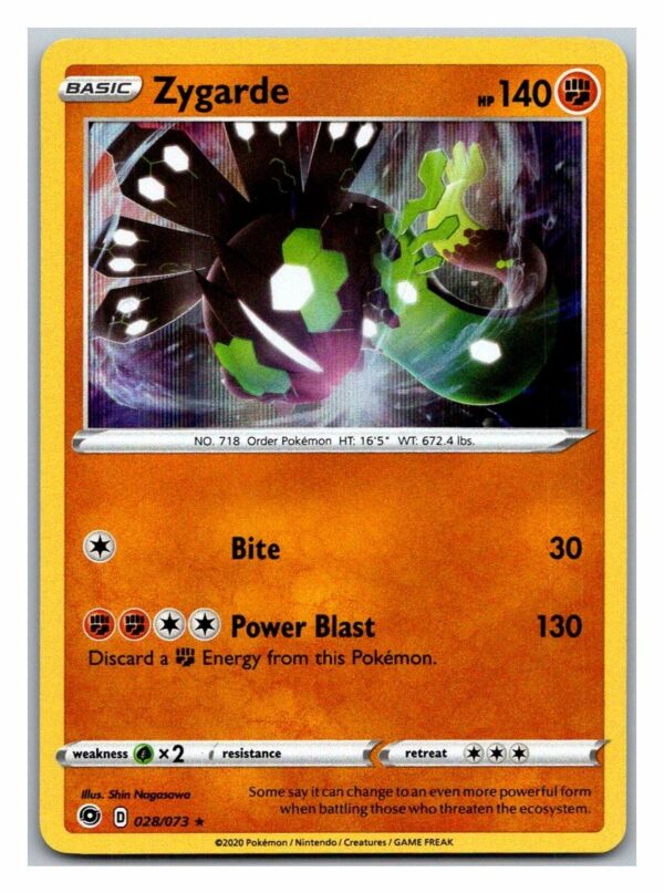 Zygarde 28/73 Champion's Path (Holo) (Exc Condition)