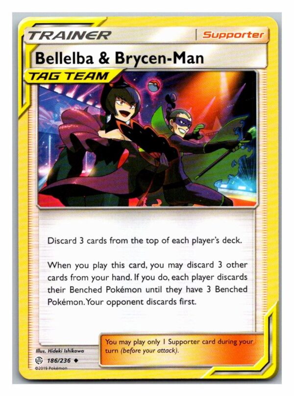 Bellelba & Brycen-Man 186/236 Cosmic Eclipse (Uncommon) (Exc Condition)