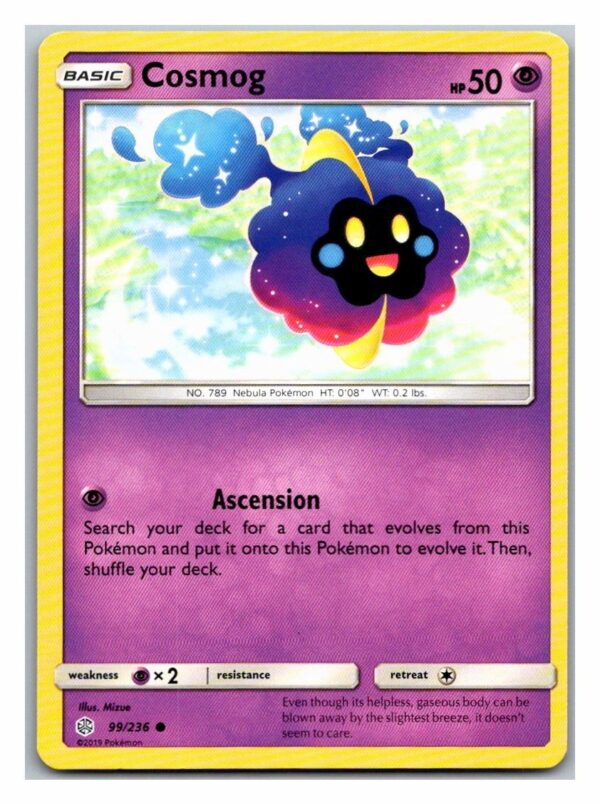 Cosmog 99/236 Cosmic Eclipse (Common) (Exc Condition)