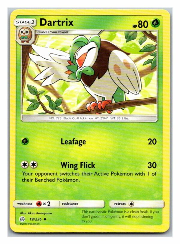 Dartrix 19/236 Cosmic Eclipse (Uncommon) (Exc Condition)