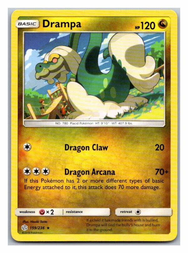 Drampa 159/236 Cosmic Eclipse (Rare) (Exc Condition)