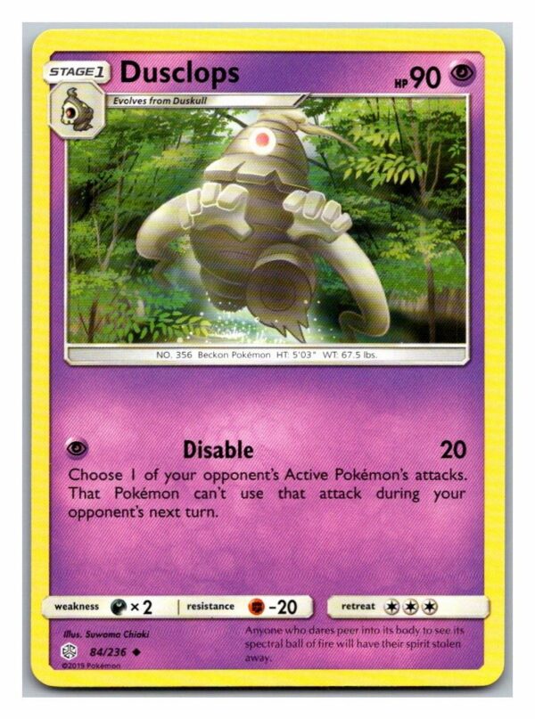 Dusclops 84/236 Cosmic Eclipse (Uncommon) (Exc Condition)