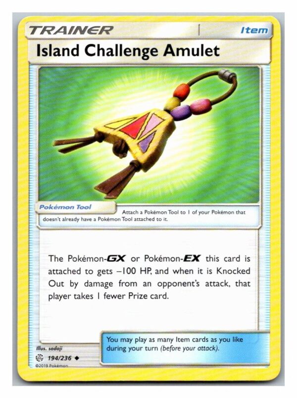 Island Challenge Amulet 194/236 Cosmic Eclipse (Uncommon) (Exc Condition)