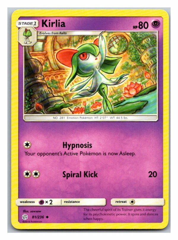 Kirlia 81/236 Cosmic Eclipse (Uncommon) (Exc Condition)