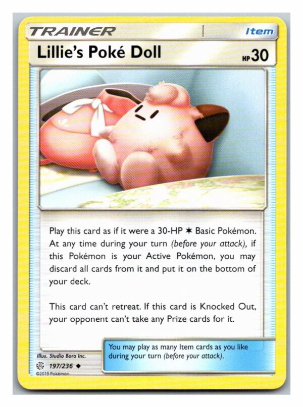 Lillie's Poke Doll 197/236 Cosmic Eclipse (Uncommon) (Exc Condition)