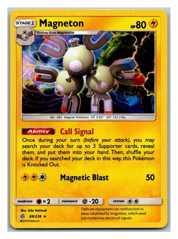 Magneton 69/236 Cosmic Eclipse (Holo) (Exc Condition)
