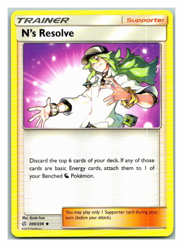 N's Resolve 200/236 Cosmic Eclipse (Uncommon) (Exc Condition)