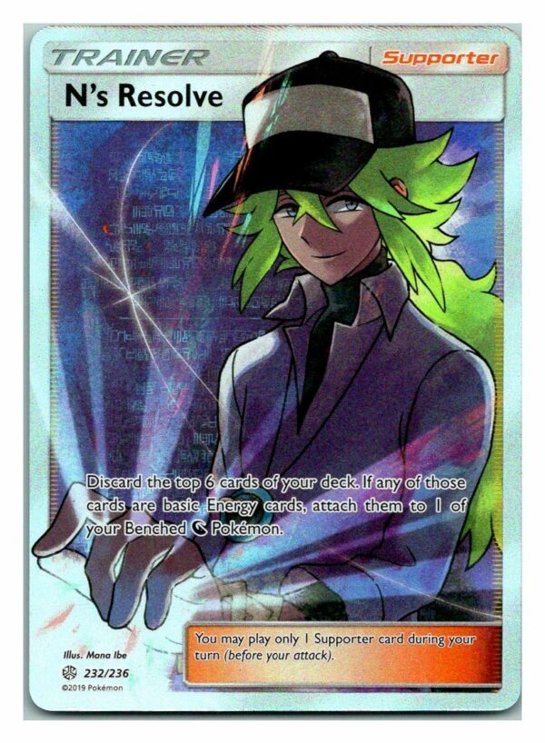 N's Resolve 232/236 Cosmic Eclipse (Ultra Rare) (Exc Condition)