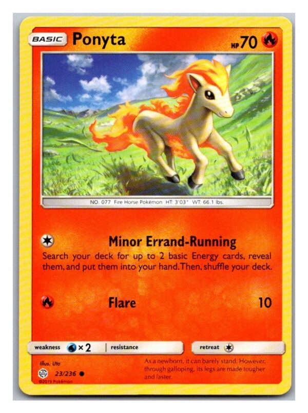 Ponyta 23/236 Cosmic Eclipse (Common) (Exc Condition)