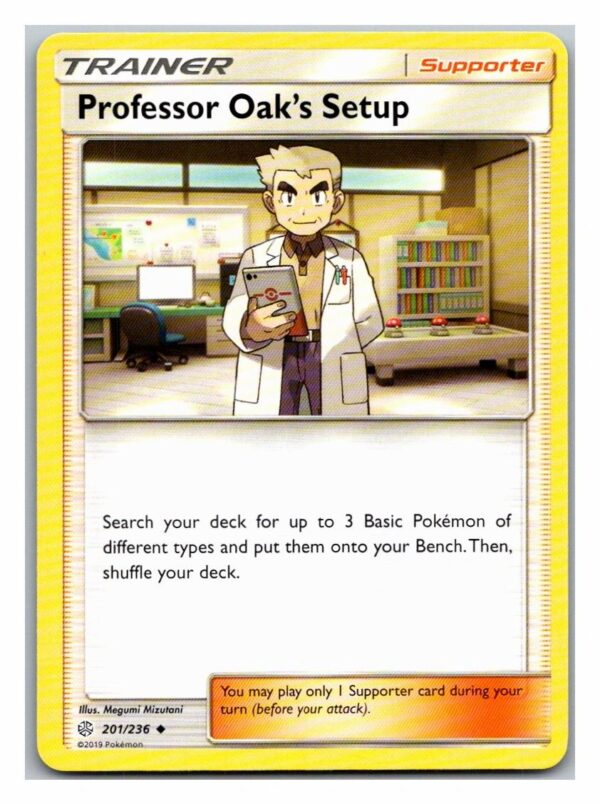 Professor Oak's Setup 201/236 Cosmic Eclipse (Uncommon) (Exc Condition)
