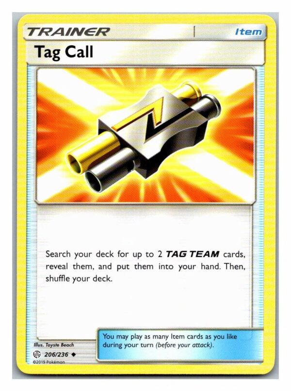 Tag Call 206/236 Cosmic Eclipse (Uncommon) (Exc Condition)