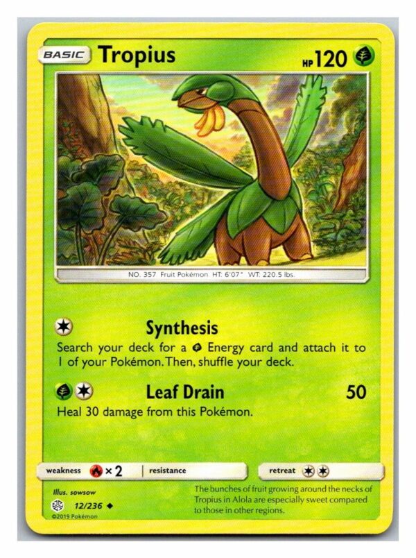 Tropius 12/236 Cosmic Eclipse (Uncommon) (Exc Condition)