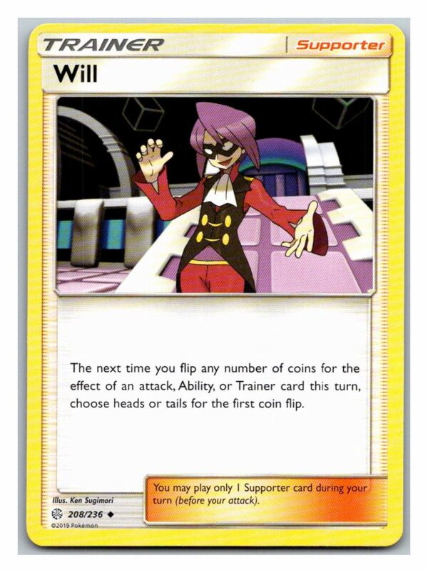 Will 208/236 Cosmic Eclipse (Uncommon) (Exc Condition)